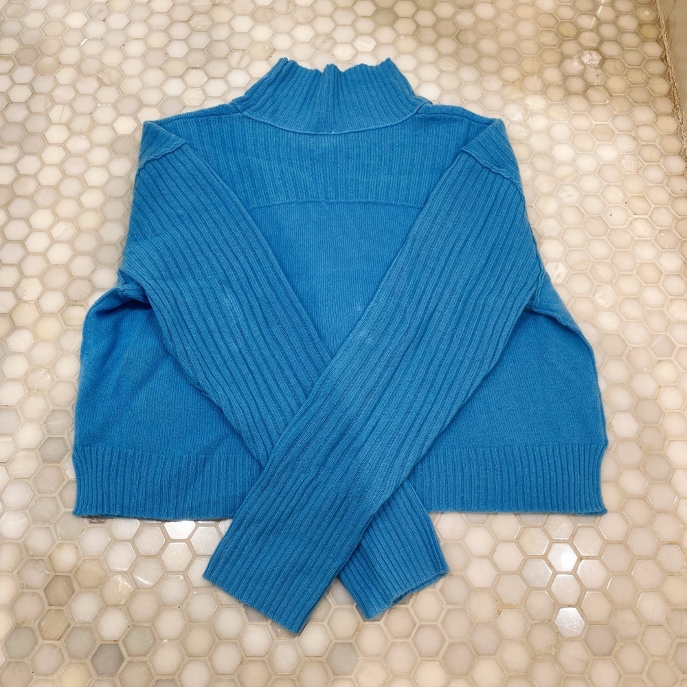 Free People So low cashmere sweater in blue
